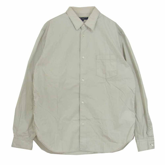 COMME des GARCONS コムデギャルソン HOMME 21SS HG-B008 AD2020 L/S COTTON SHIRT オム 製品加工 パッカリング ブロード 長袖 シャツ グレー系 L【中古】