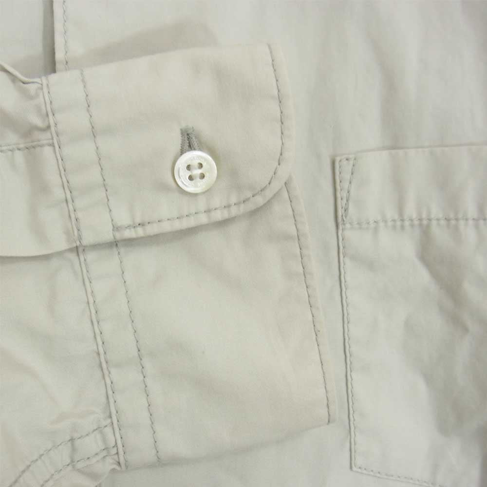 COMME des GARCONS コムデギャルソン HOMME 21SS HG-B008 AD2020 L/S COTTON SHIRT オム 製品加工 パッカリング ブロード 長袖 シャツ グレー系 L【中古】