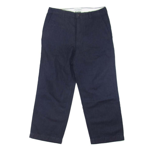 JUNYA WATANABE COMME des GARCONS ジュンヤワタナベコムデギャルソン denim 21SS XG-P105 AD2020 ワイドテーパード ジップフライ デニムパンツ インディゴブルー系 L【中古】