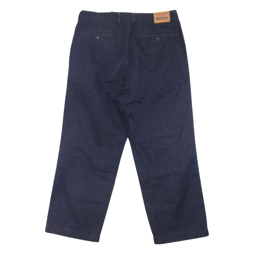 JUNYA WATANABE COMME des GARCONS ジュンヤワタナベコムデギャルソン denim 21SS XG-P105 AD2020 ワイドテーパード ジップフライ デニムパンツ インディゴブルー系 L【中古】