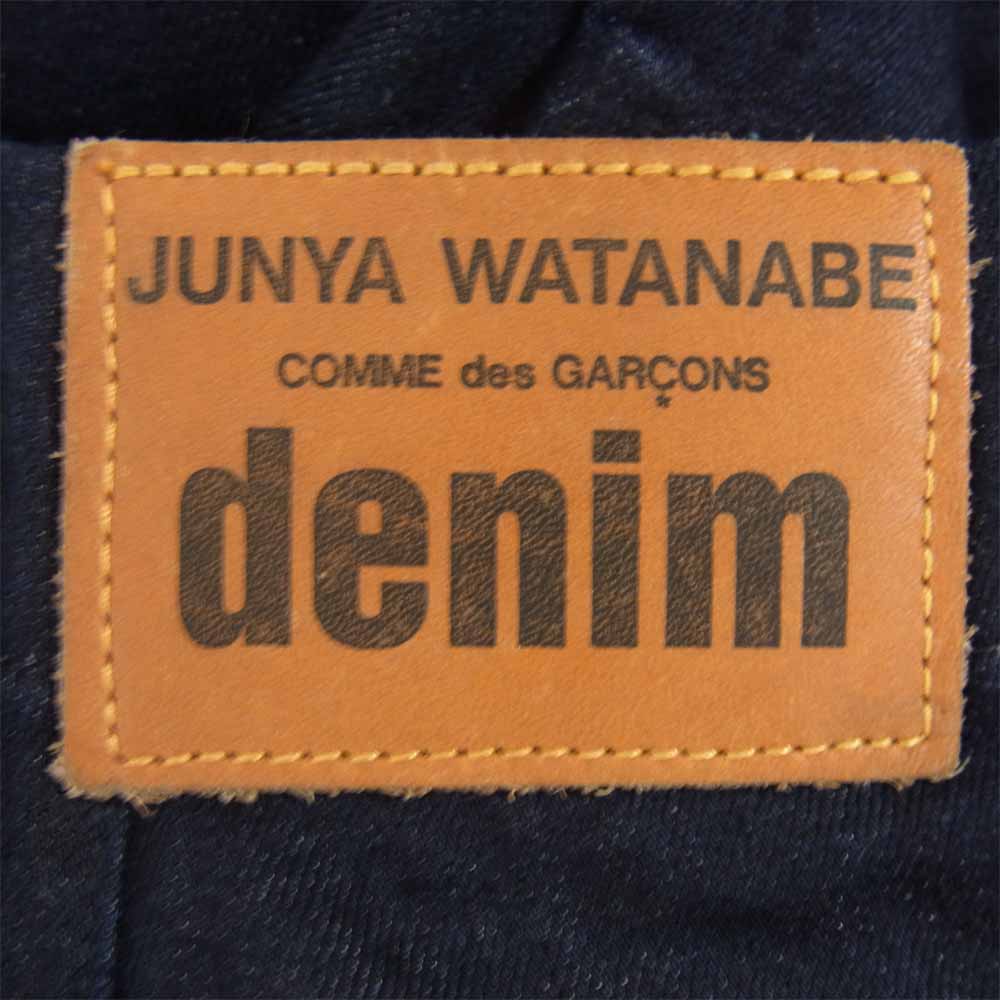 JUNYA WATANABE COMME des GARCONS ジュンヤワタナベコムデギャルソン denim 21SS XG-P105 AD2020 ワイドテーパード ジップフライ デニムパンツ インディゴブルー系 L【中古】