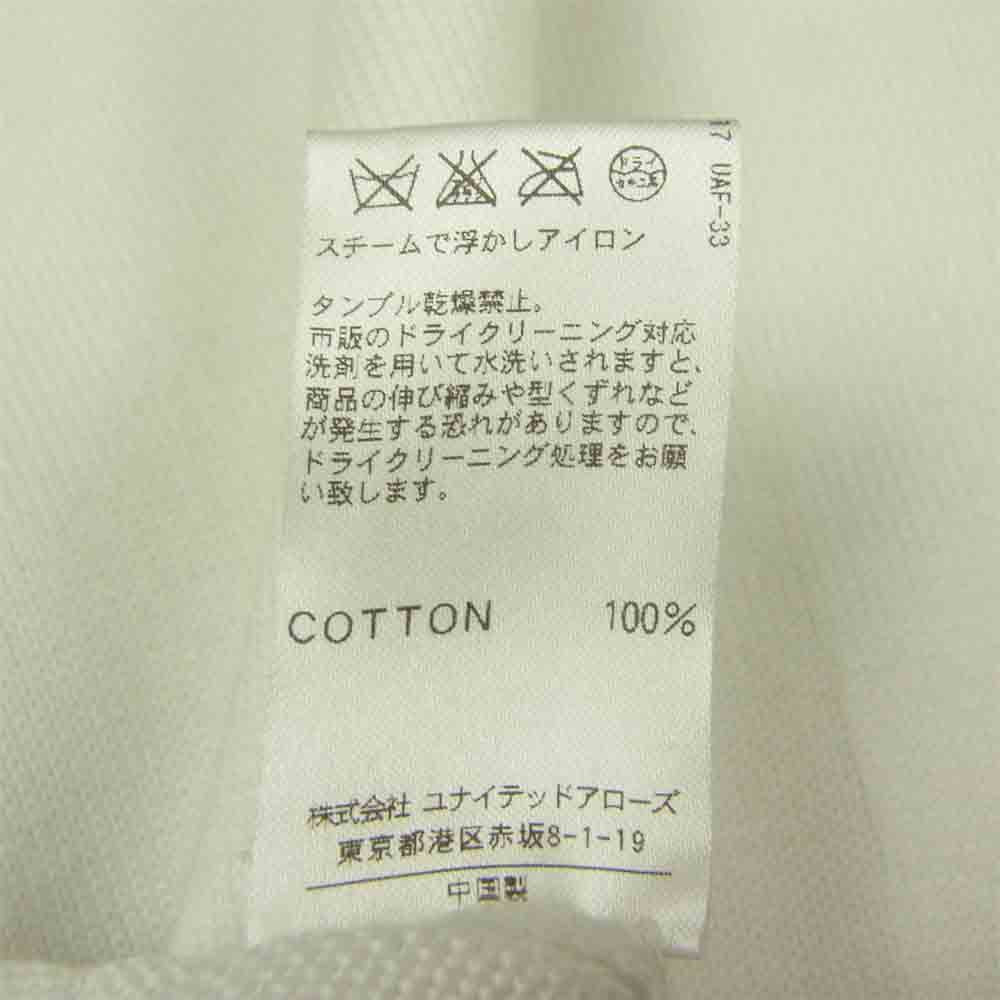 Drawer ドゥロワー コットンメリヤス クルーネック ニット ホワイト系 1【中古】