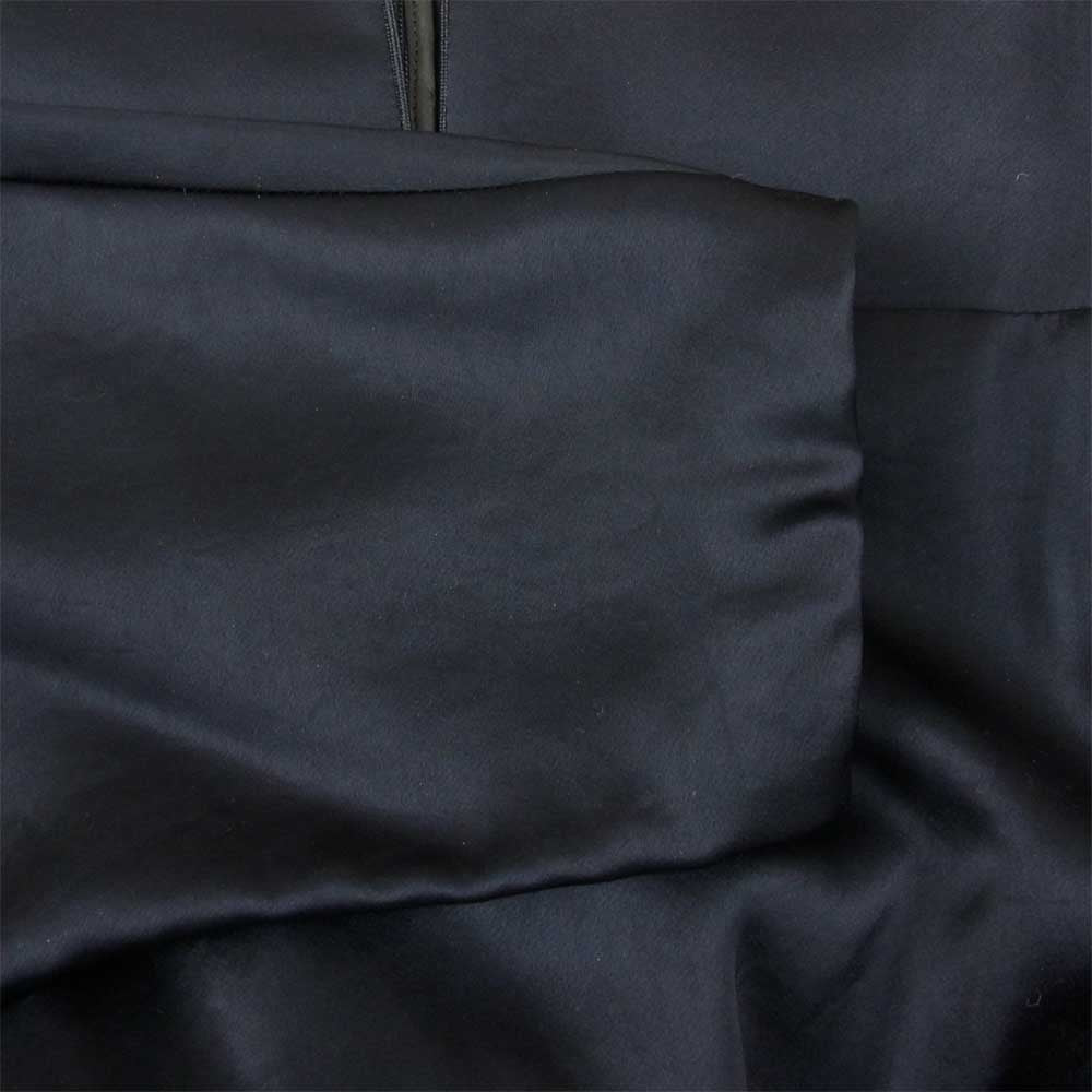 シクラス キーネック ギャザー ロング ドレス ワンピース  ネイビー系 34【美品】【中古】