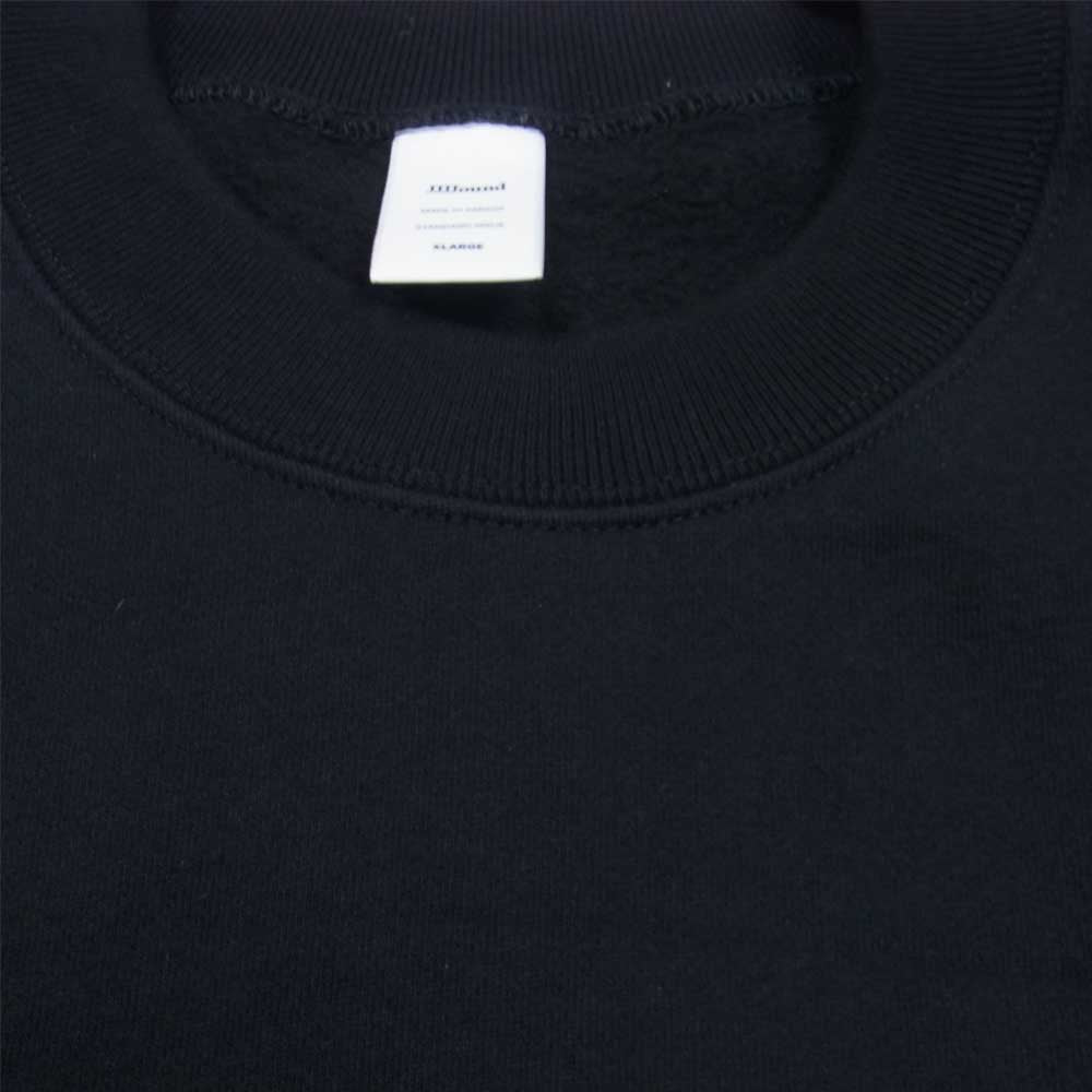 ジョウンド J/90 CREWNECK クルーネック スウェット ブラック系 XL【新古品】【未使用】【中古】