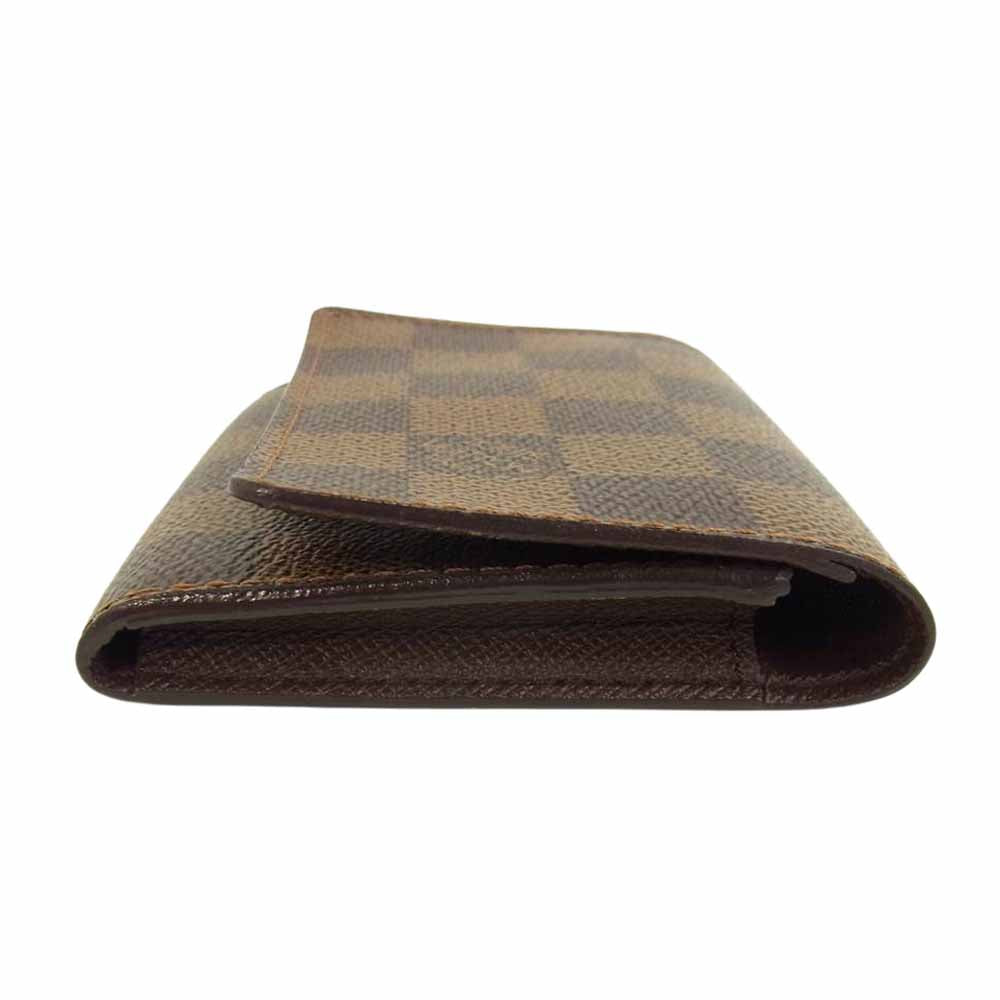 LOUIS VUITTON ルイ・ヴィトン N62920 ダミエ アンヴェロップ カルト ドゥ ヴィジット 名刺入れ カードケース ブラウン系【中古】