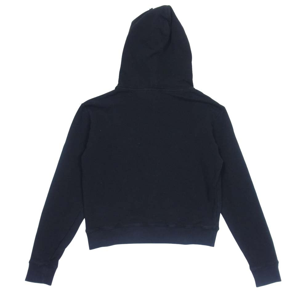 SAINT LAURENT サンローラン ケリングジャパンタグ 553452 YBCP2 ポラロイドプリント プルオーバー パーカー ブラック系 XS【中古】