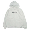 BALENCIAGA バレンシアガ 570811 TIV55 ジャパン表記タグ NEW COPYRIGHT MEDIUM FIT HOODIE コピーライトロゴプリント プルオーバー パーカー ホワイト系 M【美品】【中古】