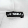BALENCIAGA バレンシアガ 570811 TIV55 ジャパン表記タグ NEW COPYRIGHT MEDIUM FIT HOODIE コピーライトロゴプリント プルオーバー パーカー ホワイト系 M【美品】【中古】
