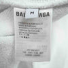BALENCIAGA バレンシアガ 570811 TIV55 ジャパン表記タグ NEW COPYRIGHT MEDIUM FIT HOODIE コピーライトロゴプリント プルオーバー パーカー ホワイト系 M【美品】【中古】