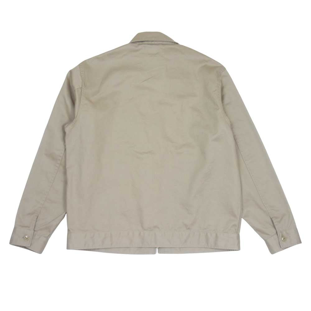 STANDARD CALIFORNIA スタンダードカリフォルニア 22SS SD Oval Logo Patch Work Jacket オーバル ロゴ パッチ ワッペン ワークジャケット ベージュ系 M【新古品】【未使用】【中古】