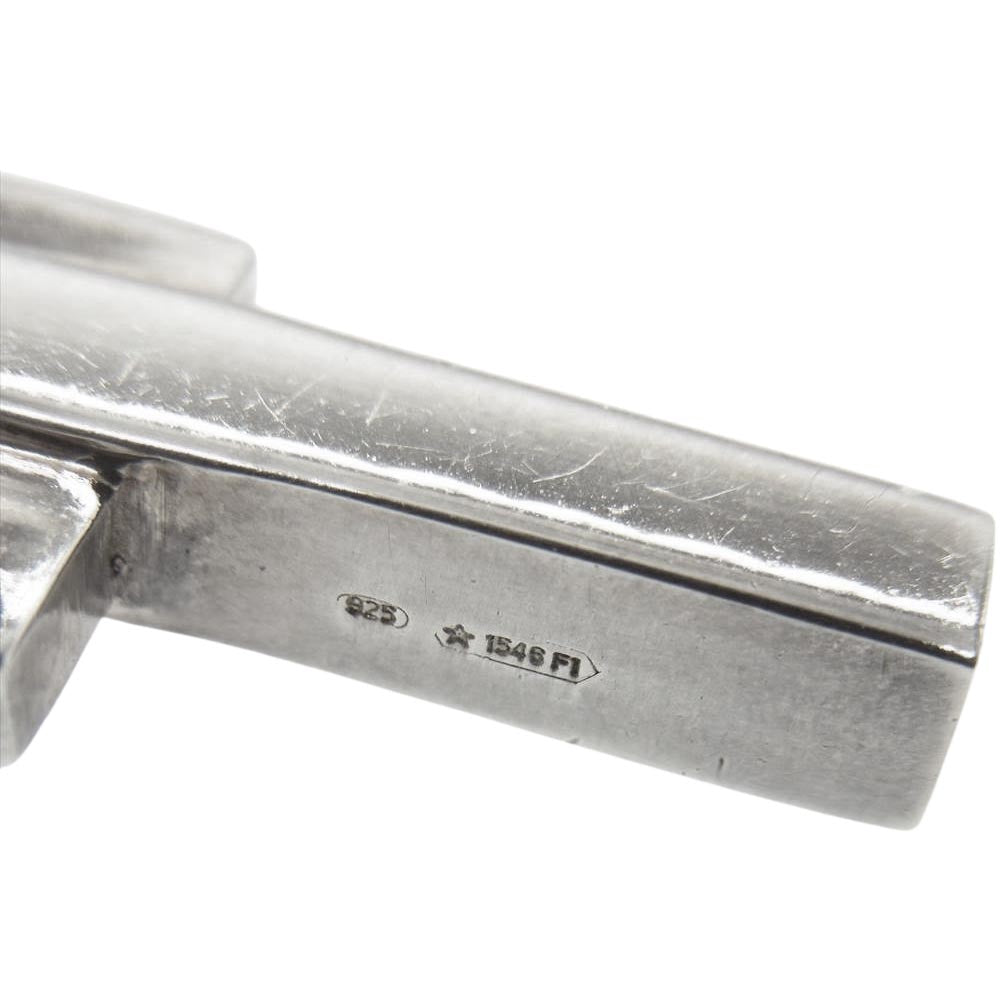 GUCCI グッチ ITALY CROSS NECKLACE イタリアン クロス ネックレス  シルバー系【中古】