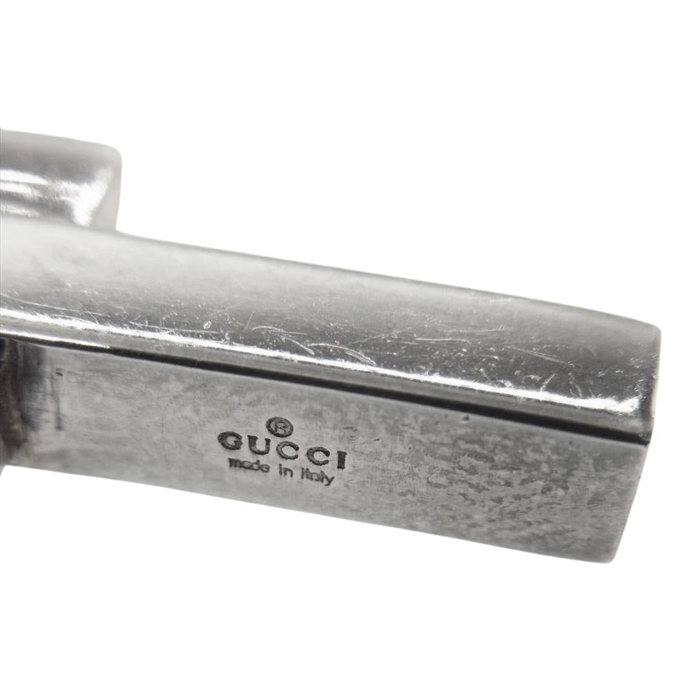 GUCCI グッチ ITALY CROSS NECKLACE イタリアン クロス ネックレス  シルバー系【中古】