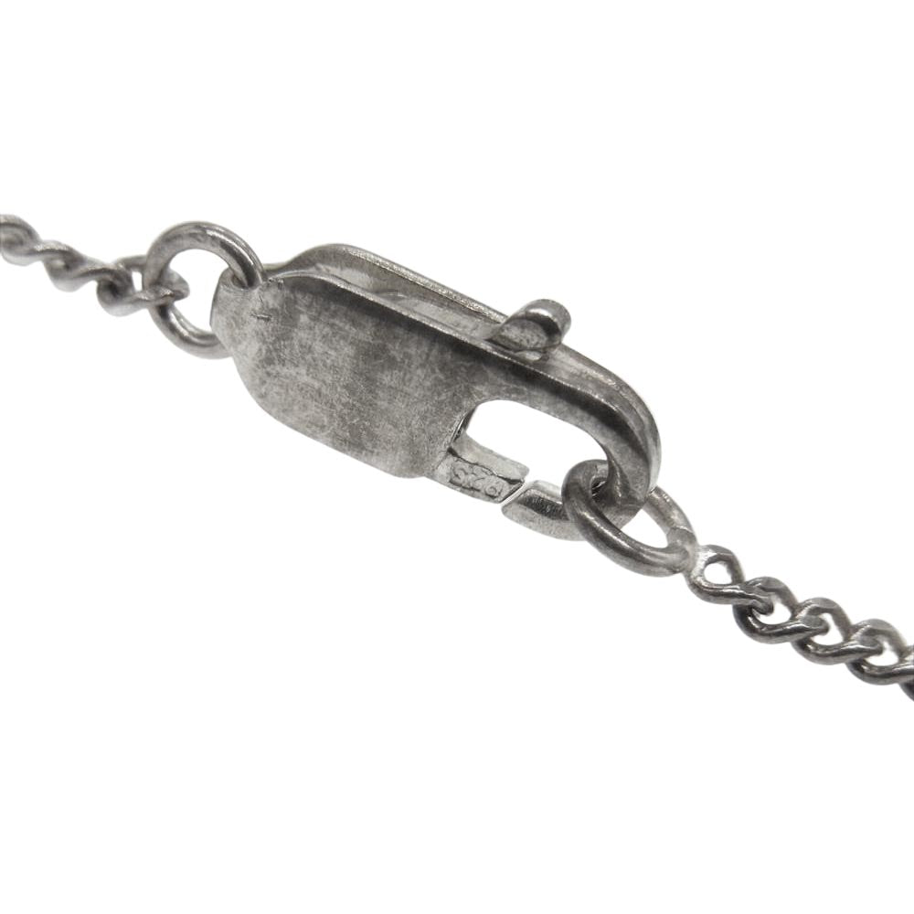 GUCCI グッチ ITALY CROSS NECKLACE イタリアン クロス ネックレス  シルバー系【中古】