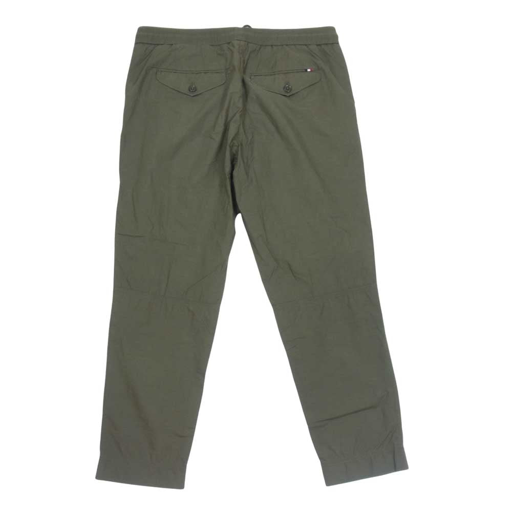 MONCLER モンクレール PANTALONE SPORTIVO コットン イージー パンツ カーキ系 48【中古】