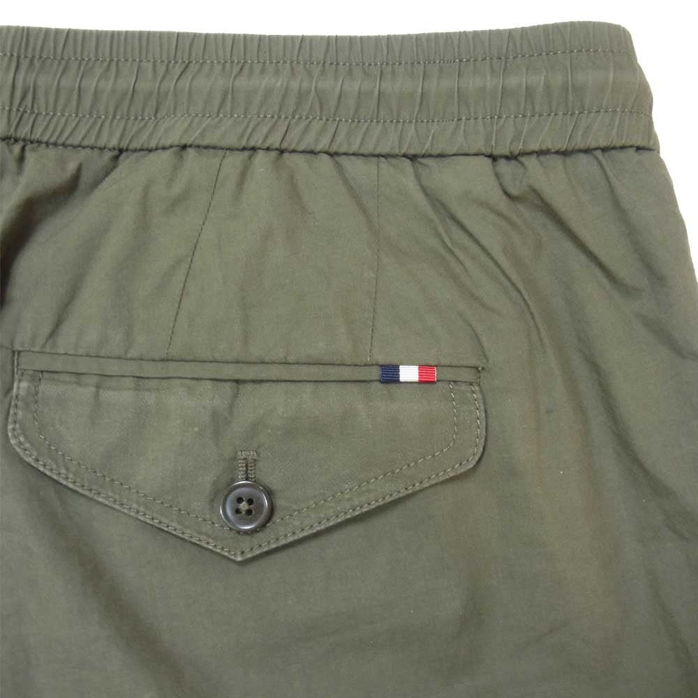 MONCLER モンクレール PANTALONE SPORTIVO コットン イージー パンツ カーキ系 48【中古】