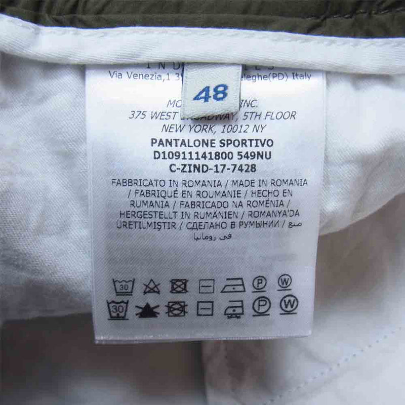 モンクレール  PANTALONE SPORTIVO サイドラインコットンロングパンツ メンズ 50