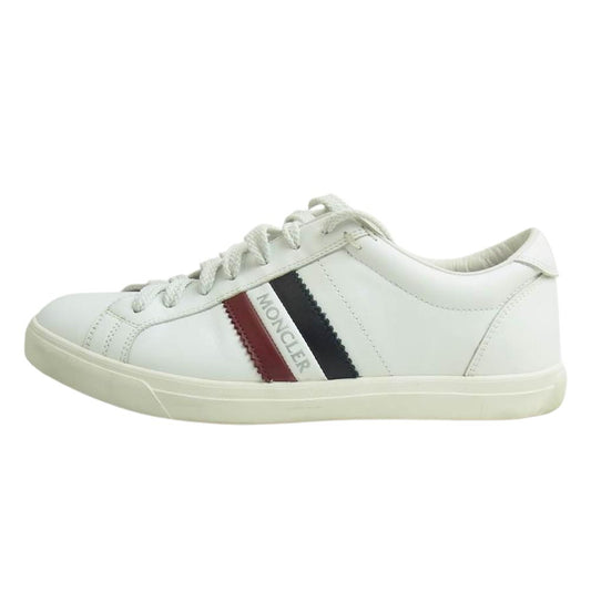 MONCLER モンクレール NEW MONACO モナコ サイドロゴ スニーカー ホワイト ホワイト系 40【中古】