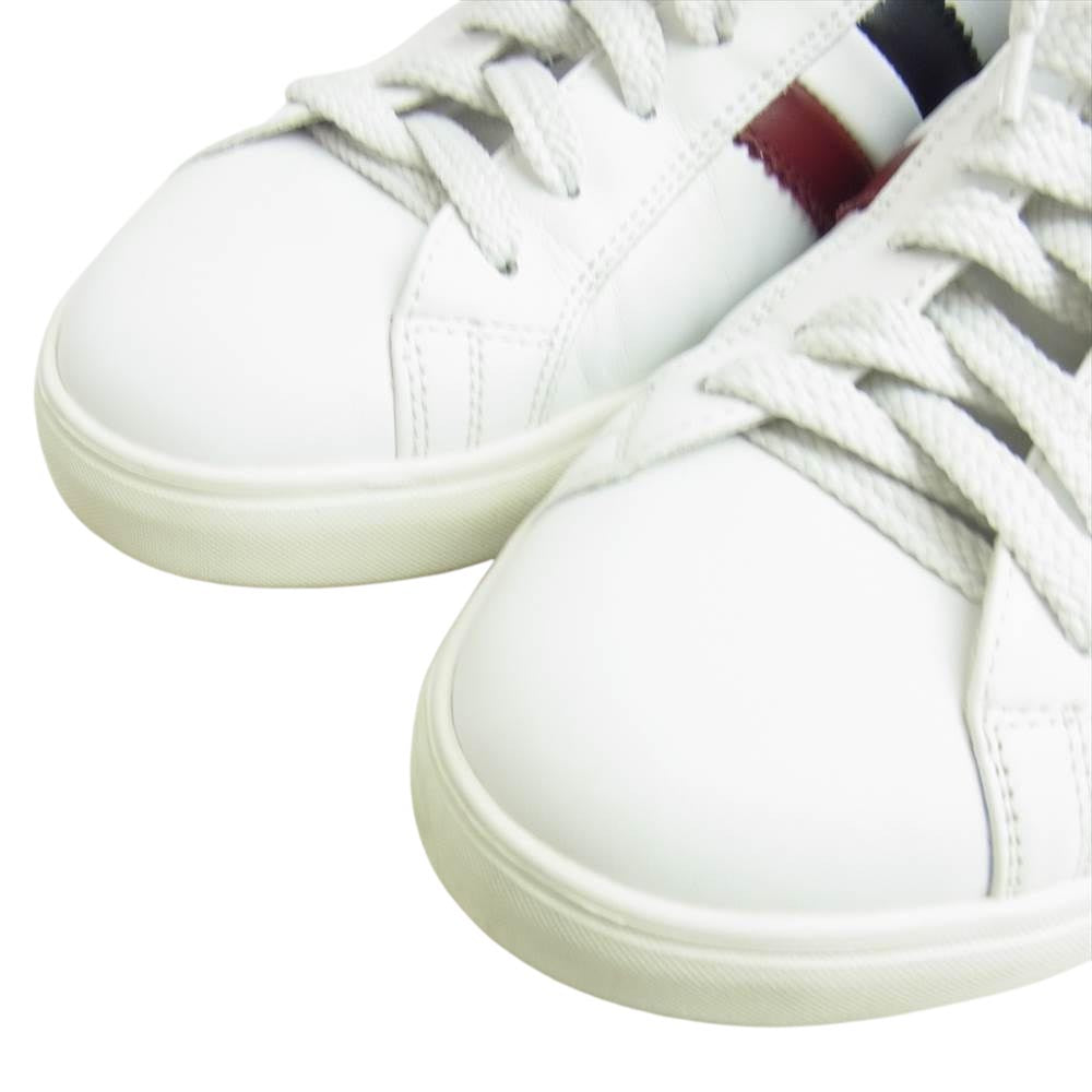 MONCLER モンクレール NEW MONACO モナコ サイドロゴ スニーカー ホワイト ホワイト系 40【中古】