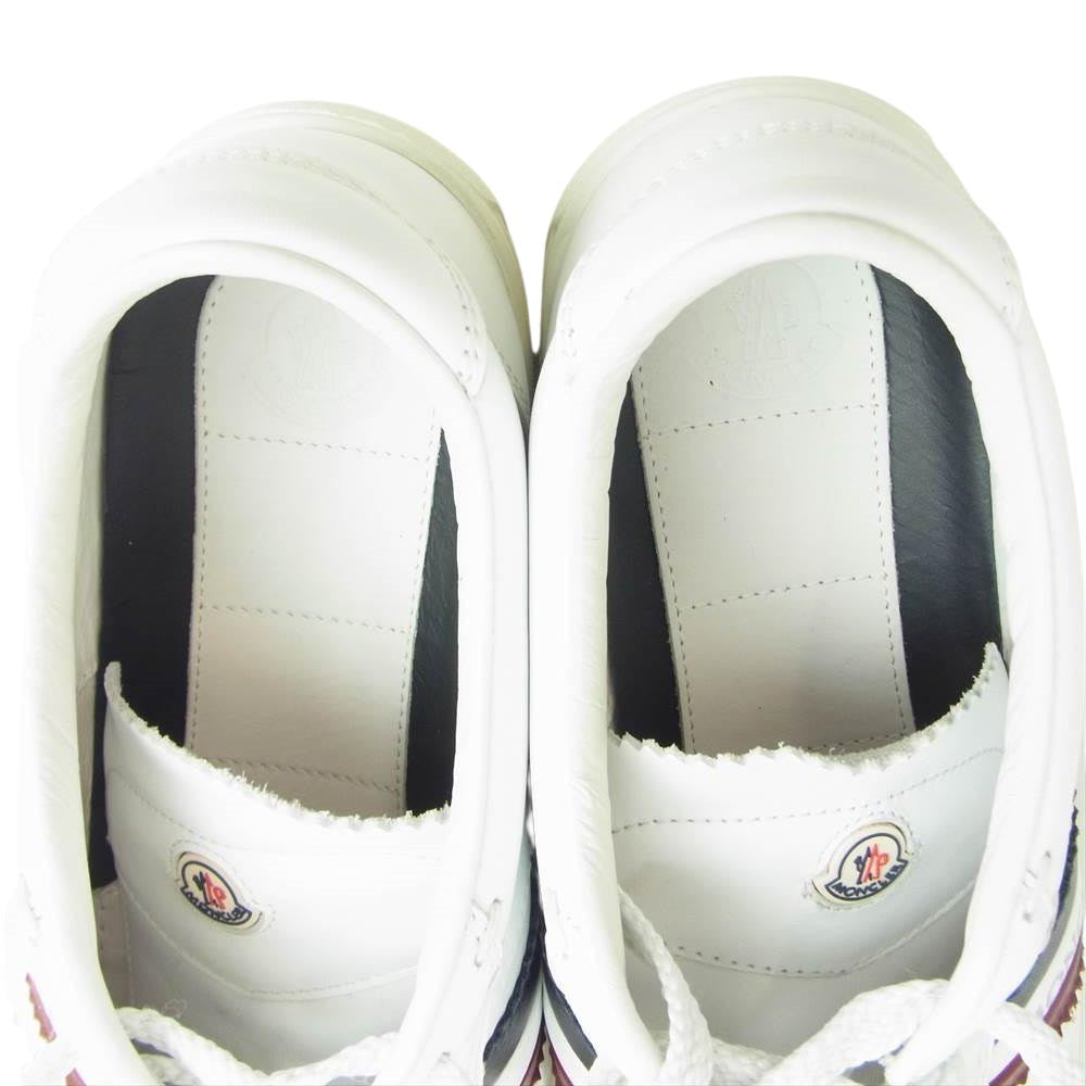 MONCLER モンクレール NEW MONACO モナコ サイドロゴ スニーカー ホワイト ホワイト系 40【中古】