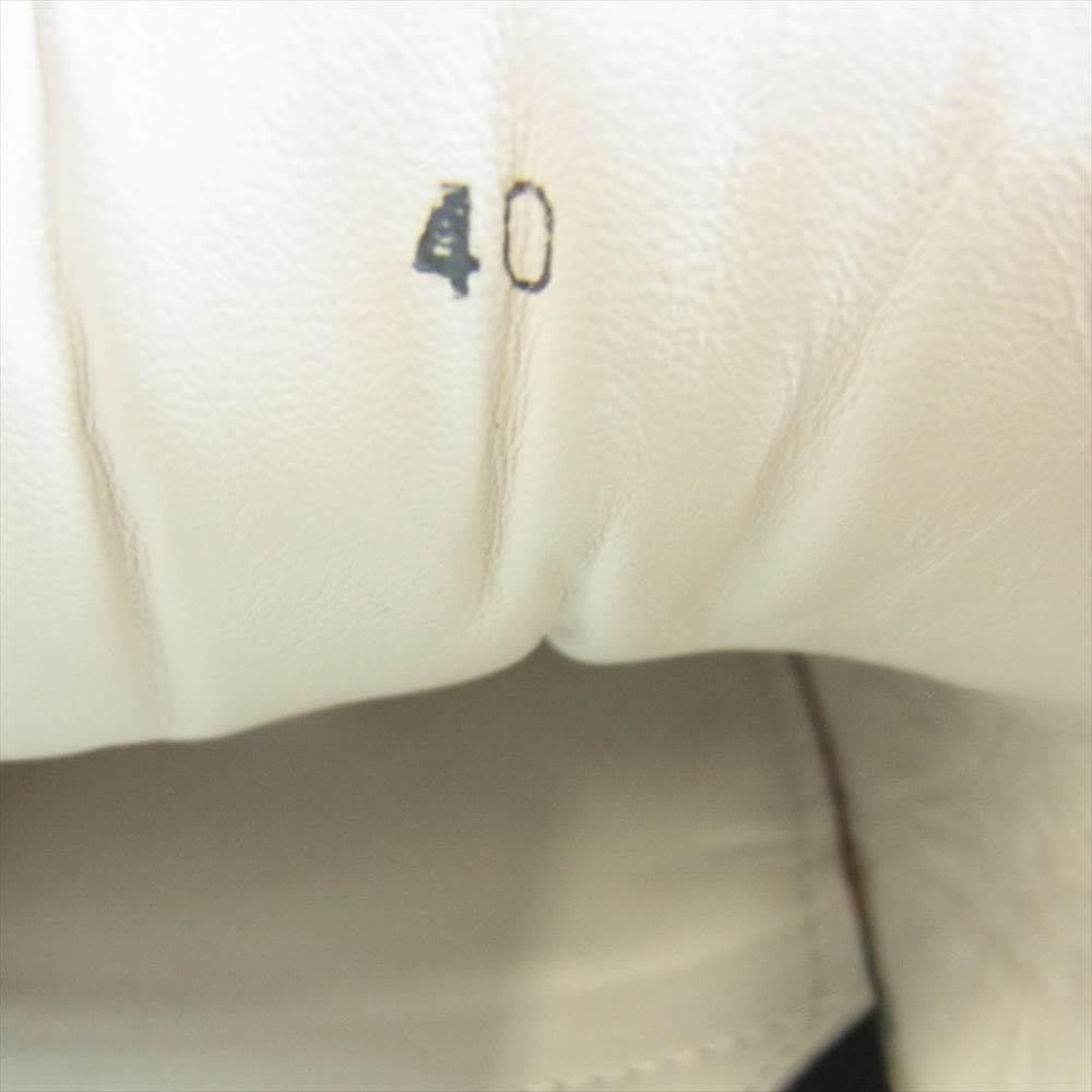 MONCLER モンクレール NEW MONACO モナコ サイドロゴ スニーカー ホワイト ホワイト系 40【中古】