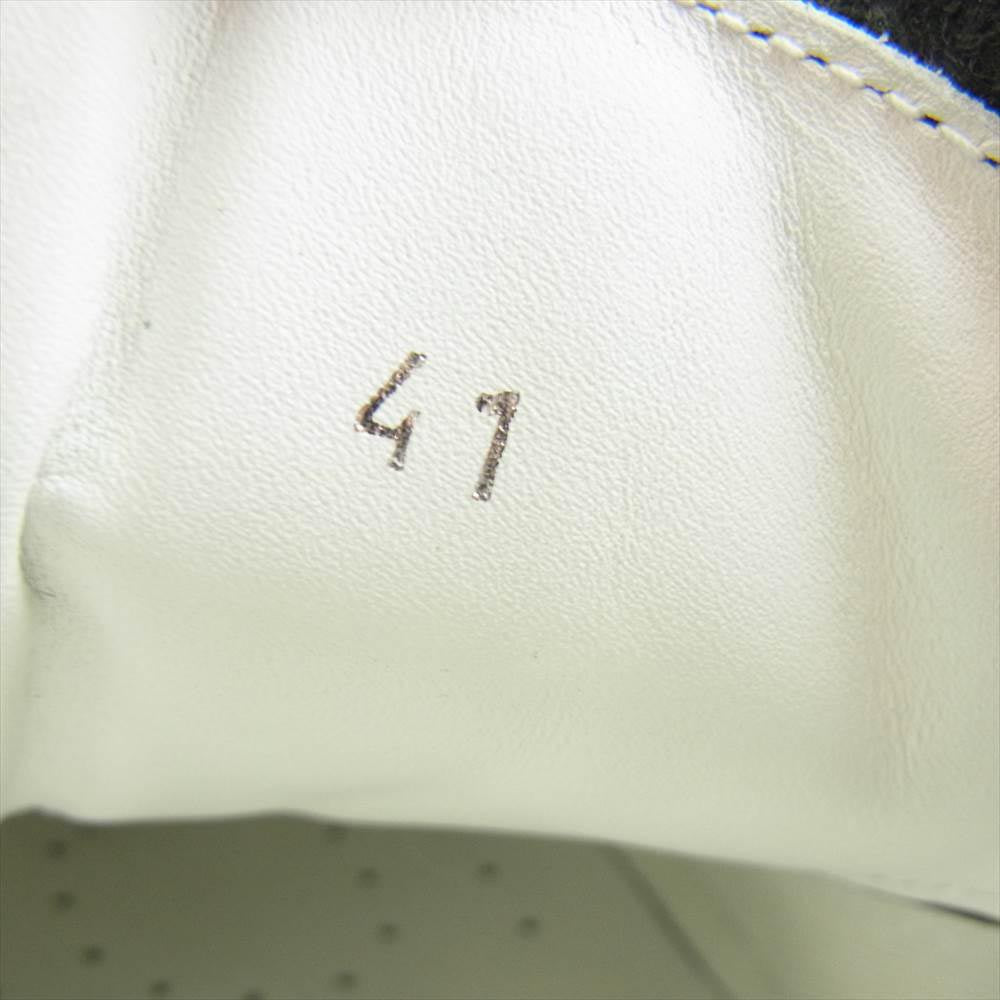 MONCLER モンクレール NEW MONACO SCARPA モナコ サイドロゴ スニーカー ブラック ブラック系 41【中古】