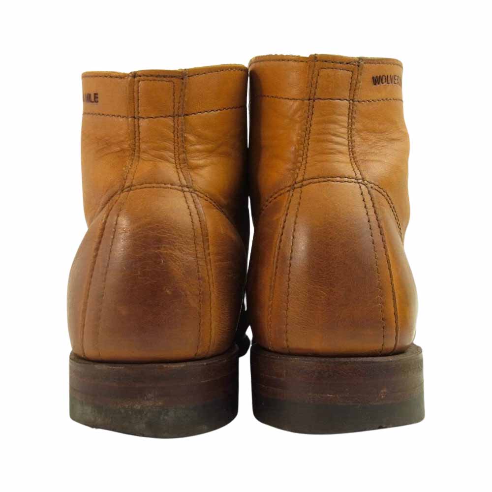 WOLVERINE ウルヴァリン 1000 MILE BOOT ウィングチップ マイル ブーツ ライトブラウン系【中古】