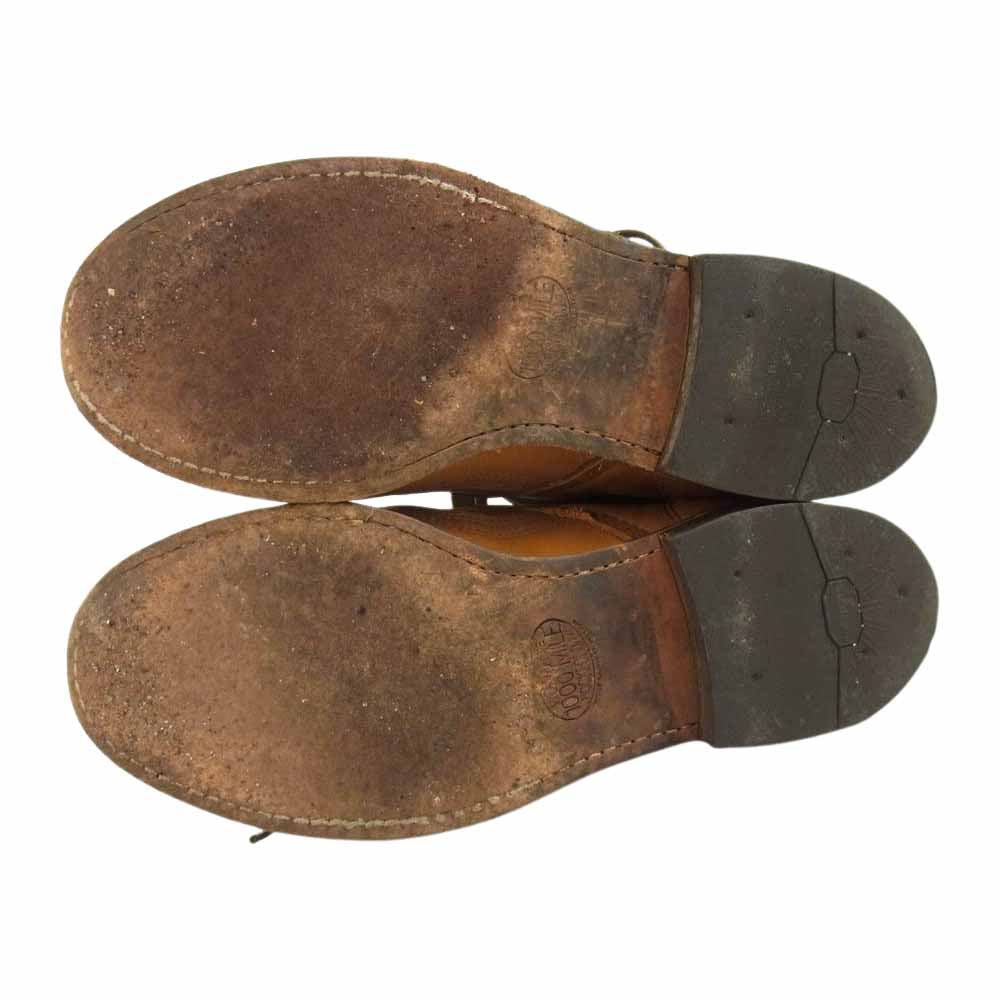 WOLVERINE ウルヴァリン 1000 MILE BOOT ウィングチップ マイル ブーツ ライトブラウン系【中古】