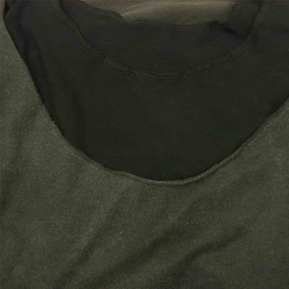 パーバーズ LAYER SLIT LONG TEE レイヤード スリット Tシャツ カットソー  ブラック系 F【中古】