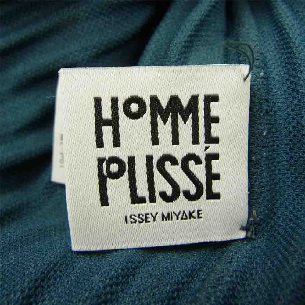 ISSEY MIYAKE イッセイミヤケ HOMME PLISSE オムプリッセ HP21JK151 プリーツ カットソー 長袖 グリーン系 3【中古】