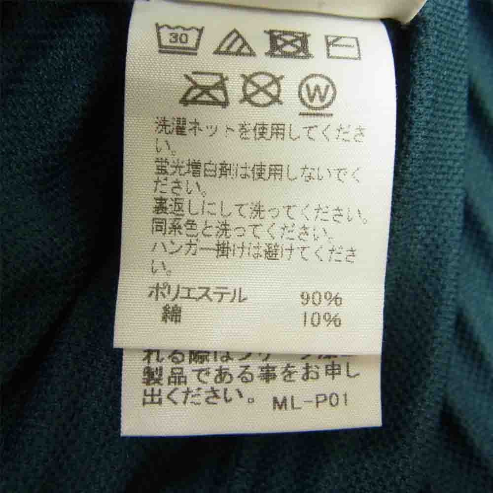 ISSEY MIYAKE イッセイミヤケ HOMME PLISSE オムプリッセ HP21JK151 プリーツ カットソー 長袖 グリーン系 3【中古】