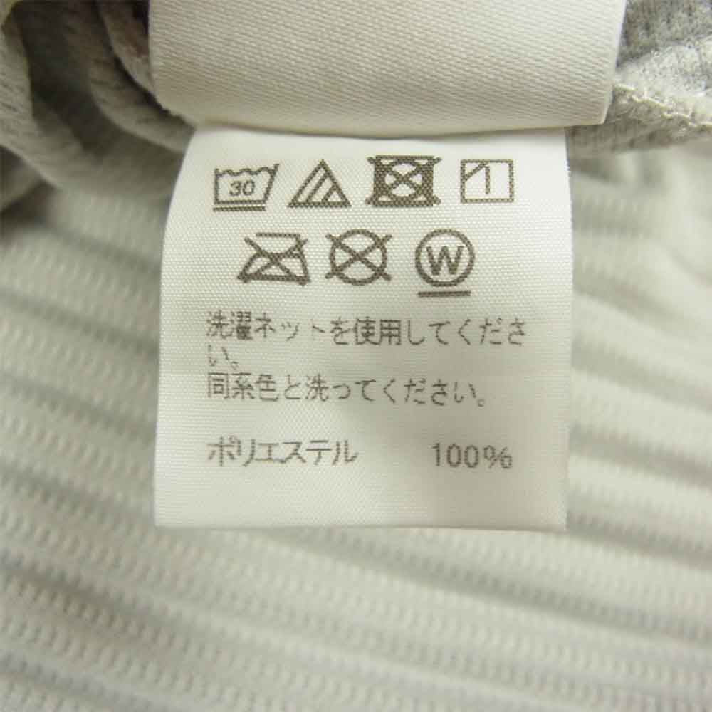 ISSEY MIYAKE イッセイミヤケ HOMME PLISSE オムプリッセ HP55JK020 プリーツ クルーネック カットソー 半袖 グレー系 3【中古】