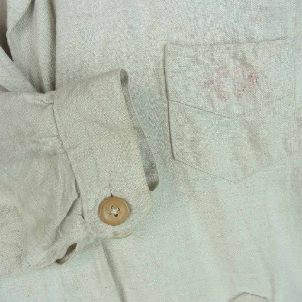 ユーロヴィンテージ フランス リネン レディース コート ベージュ系【中古】