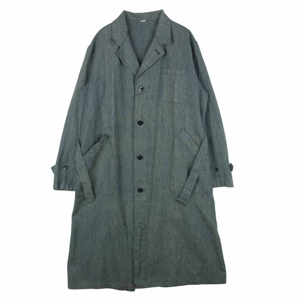 ユーロヴィンテージ フランス ヴィンテージ アトリエ ワーク コート グレー系 48【中古】
