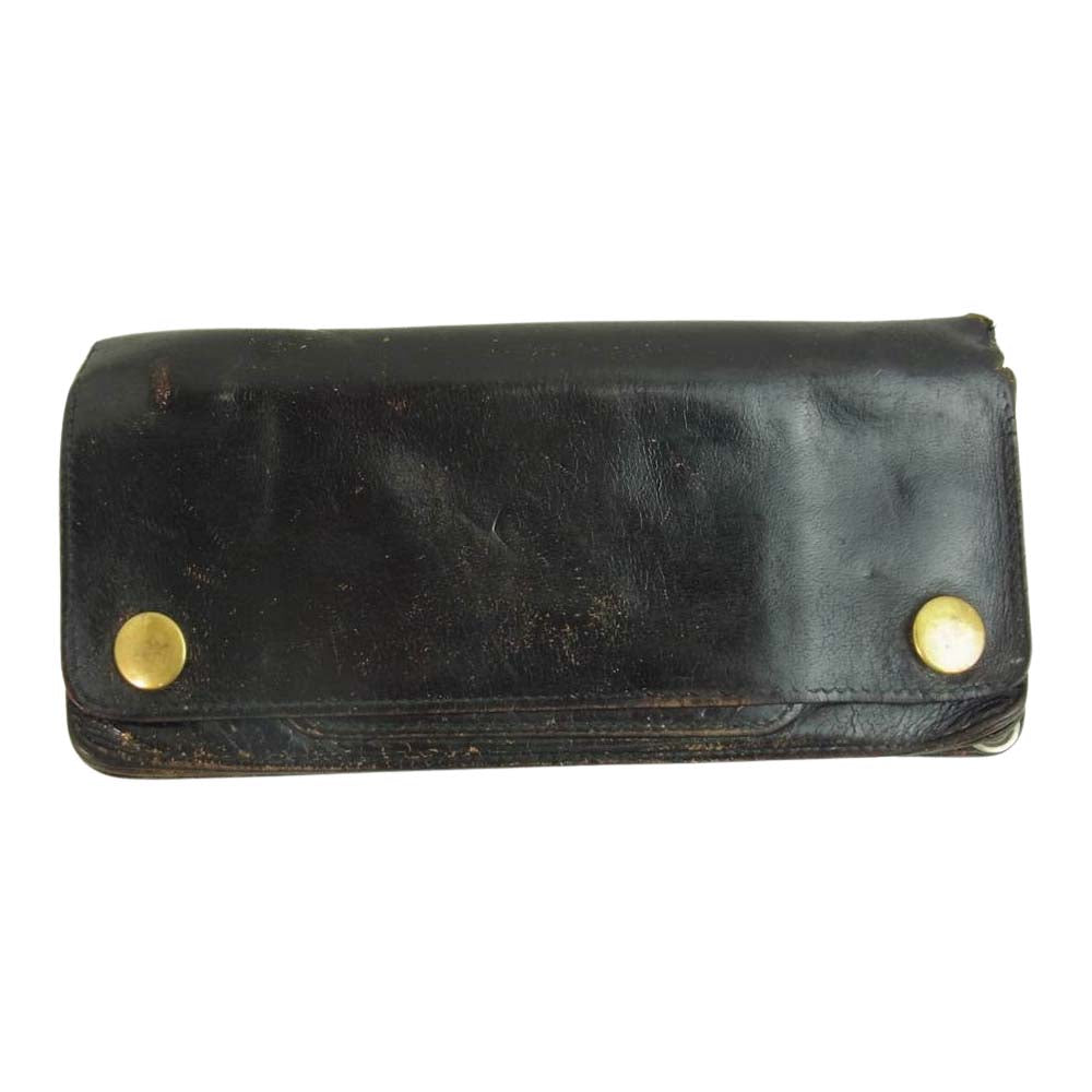 TENDERLOIN テンダーロイン PORTER T-WALLET ポーター レザー ロングウォレット 長財布 ブラック系【中古】