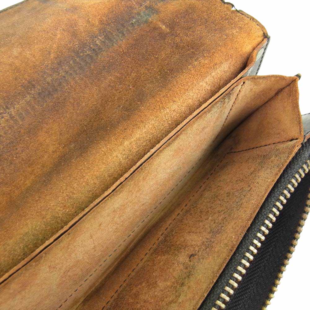 TENDERLOIN テンダーロイン PORTER T-WALLET ポーター レザー ロングウォレット 長財布 ブラック系【中古】