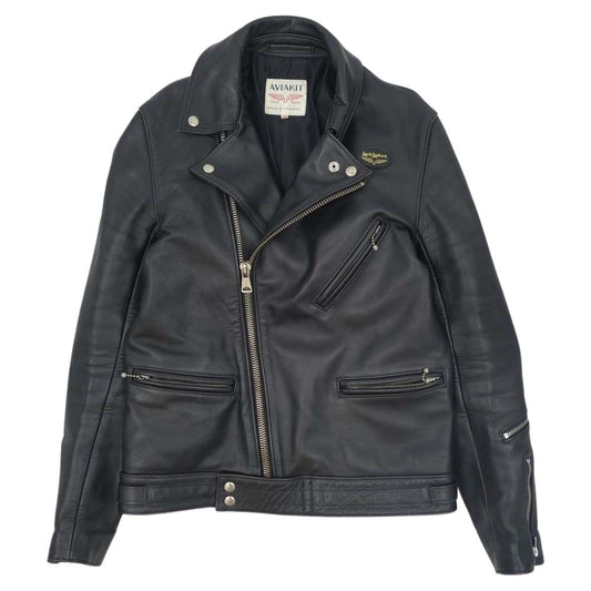 Lewis Leathers ルイスレザー 441T Cyclone サイクロン タイトフィット カウハイド ライダース ジャケット ブラック系 38【中古】