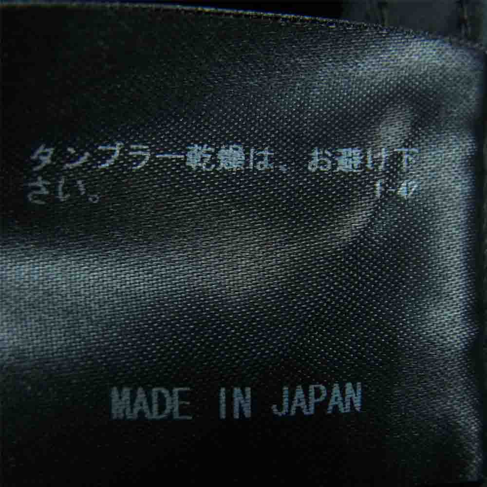 THE RERACS ザリラクス LOOSE SHORT MODS COAT ルーズ ショート モッズ コート 日本製 ブラック系【中古】