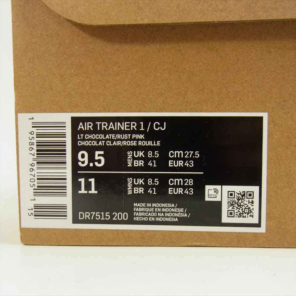 NIKE ナイキ DR7515-200  Air Trainer 1 SP Travis Scott Wheat エア トレーナー トラヴィス スコット カクタス ジャック スニーカー ブラウン系 27.5cm【新古品】【未使用】【中古】