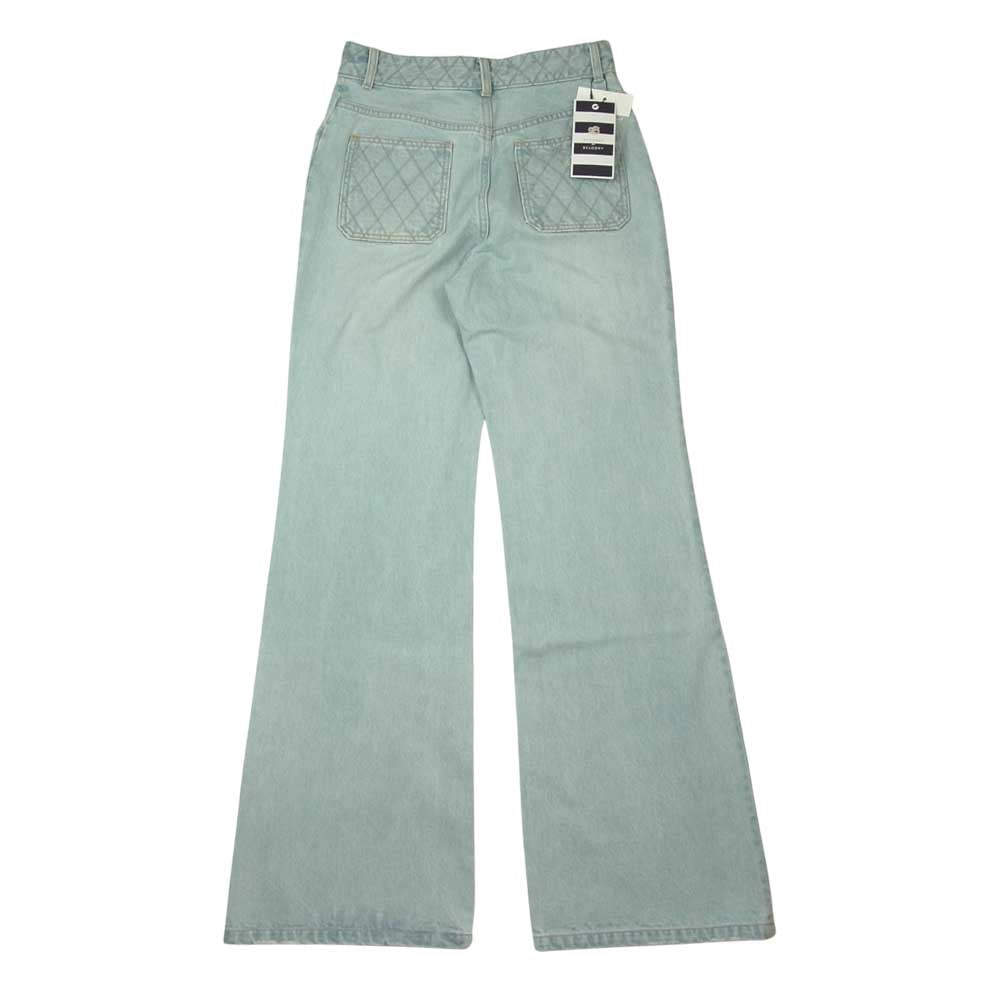 ボーダーズ アット バルコニー BD2211-3F-09  フレア デニム パンツ 36 インディゴブルー系 36【新古品】【未使用】【中古】