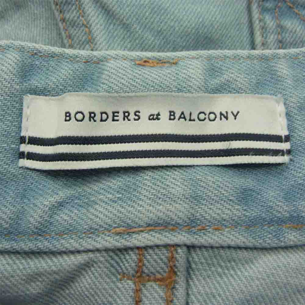 ボーダーズ アット バルコニー BD2211-3F-09  フレア デニム パンツ 36 インディゴブルー系 36【新古品】【未使用】【中古】