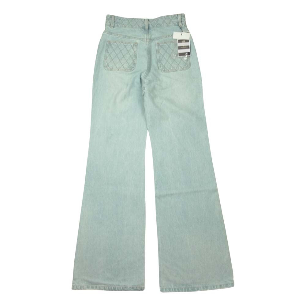 ボーダーズ アット バルコニー BD2211-3F-09  フレア デニム パンツ 38 インディゴブルー系 38【新古品】【未使用】【中古】