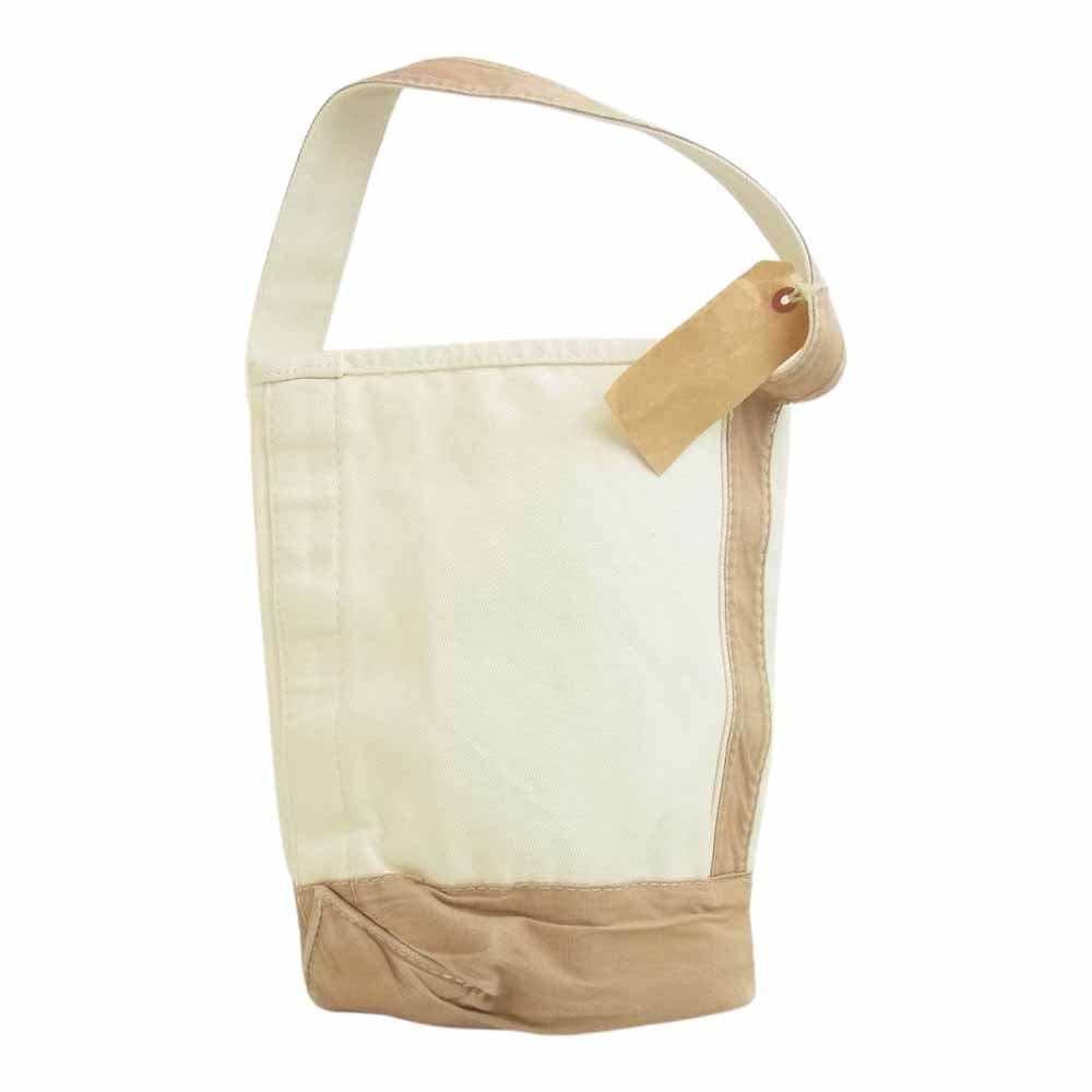 REMI RELIEF レミレリーフ × L.L.Bean エルエルビーン LaLa Begin 別注 HANDWORK ヴィンテージ加工 シリンダー キャンバス トート ベージュ系【中古】