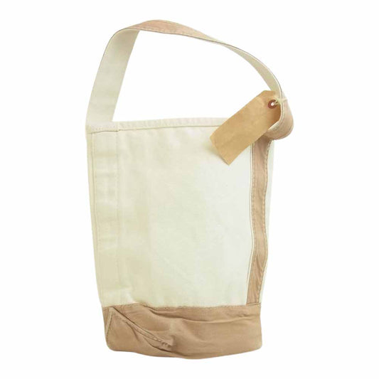 REMI RELIEF レミレリーフ × L.L.Bean エルエルビーン LaLa Begin 別注 HANDWORK ヴィンテージ加工 シリンダー キャンバス トート ベージュ系【中古】