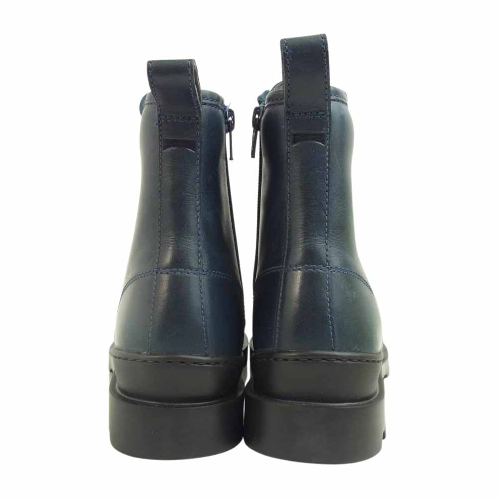 カンペール K400325-009 GS 39 Brutus ブルートゥス レースアップ アンクルブーツ ショート ブーツ ネイビー系 実寸約25㎝【美品】【中古】