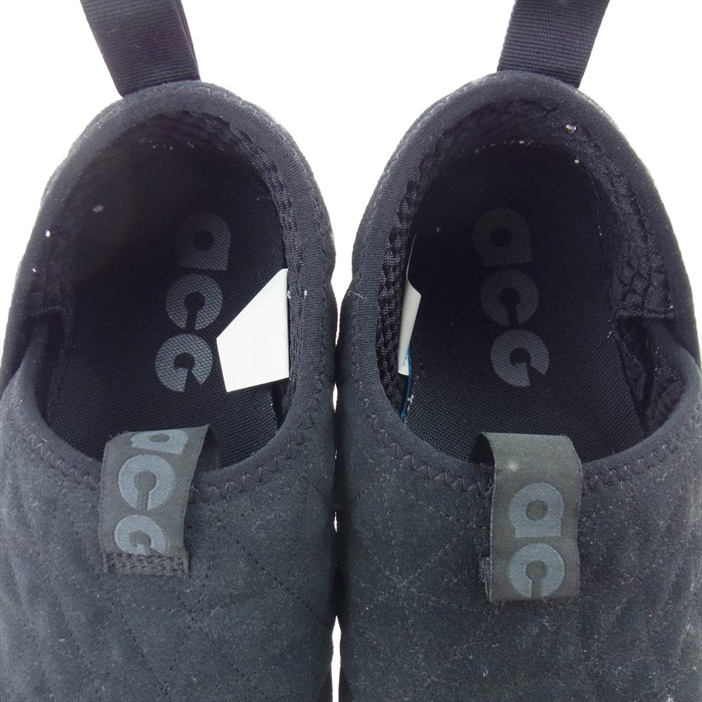 NIKE ナイキ CT2896-001 ACG MOC 3.0 LEATHER エーシージー エアモック 3.0 レザー スニーカー ブラック系 27cm【中古】