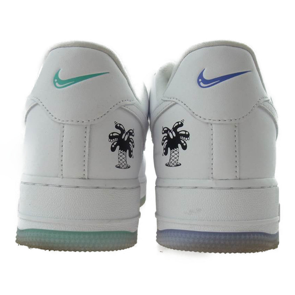 NIKE ナイキ CI5545-100 AIR FORCE 1 FLY LEATHER QS エアフォースワン スティーブン ハリントン コラボ Earth Day アースデイ スニーカー ホワイト系 27cm【中古】