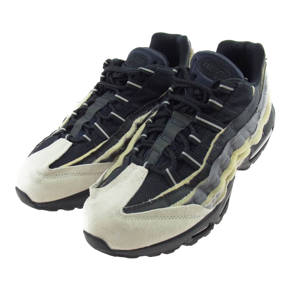 NIKE ナイキ 19SS CU8406-101 COMME des GARCONS コムデギャルソン 19SS AIR MAX 95 CDG エアマックス 95 スニーカー ブラック系 グレー系 27cm【中古】