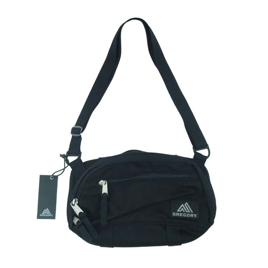 GREGORY グレゴリー JRANSFER SHOULDER MED トランスファー ショルダー バッグ ブラック系 M【新古品】【未使用】【中古】