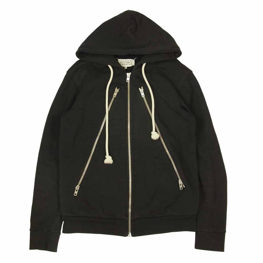 MAISON MARGIELA メゾンマルジェラ 14ライン 国内正規品 19AW S50HG0006 5ZIP 14 八の字ジップポケット ブラック系 44【中古】