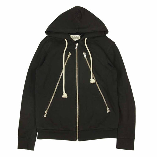 MAISON MARGIELA メゾンマルジェラ 14ライン 国内正規品 19AW S50HG0006 5ZIP 14 八の字ジップポケット ブラック系 44【中古】